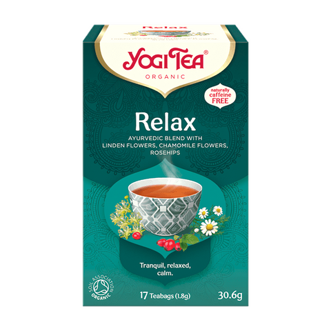 EN: Yogi Tea Relax Organic Tea - 17 Teabags
PT: Yogi Tea Relax Infusão Biológica - 17 Saquetas